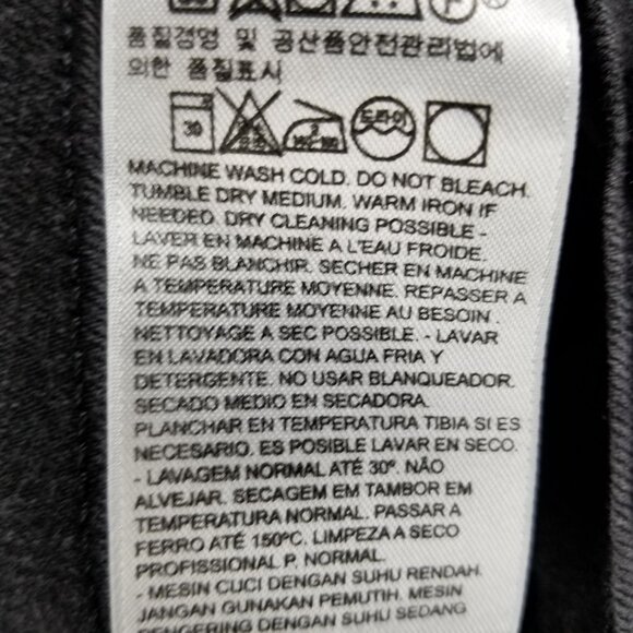 Levis Jeans Womens 33 Black 505 Straight Leg Stretch Denim - Picture 12 of 13